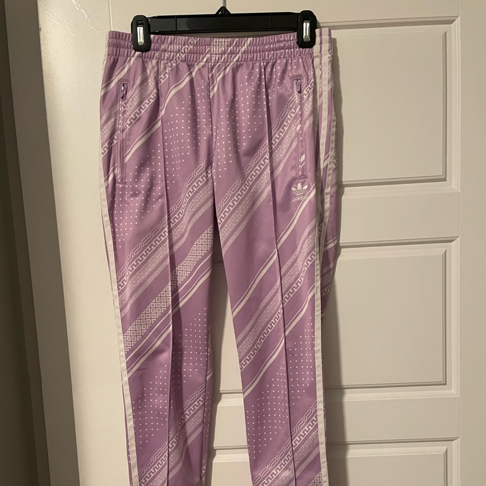 Ladies Lavender Adidas pants